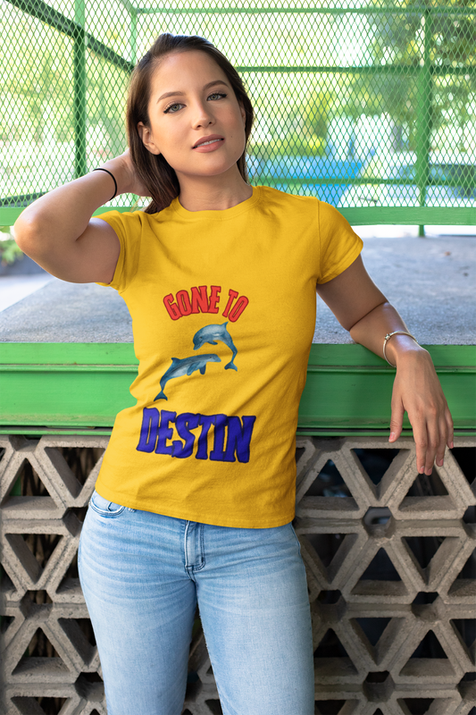 Gone to Destin Unisex Heavy Cotton Tee, Beach Vacation Shirt, Summer Trip Apparel, Dolphin Graphic Tee, Casual Summer Wear, Gift for [...]