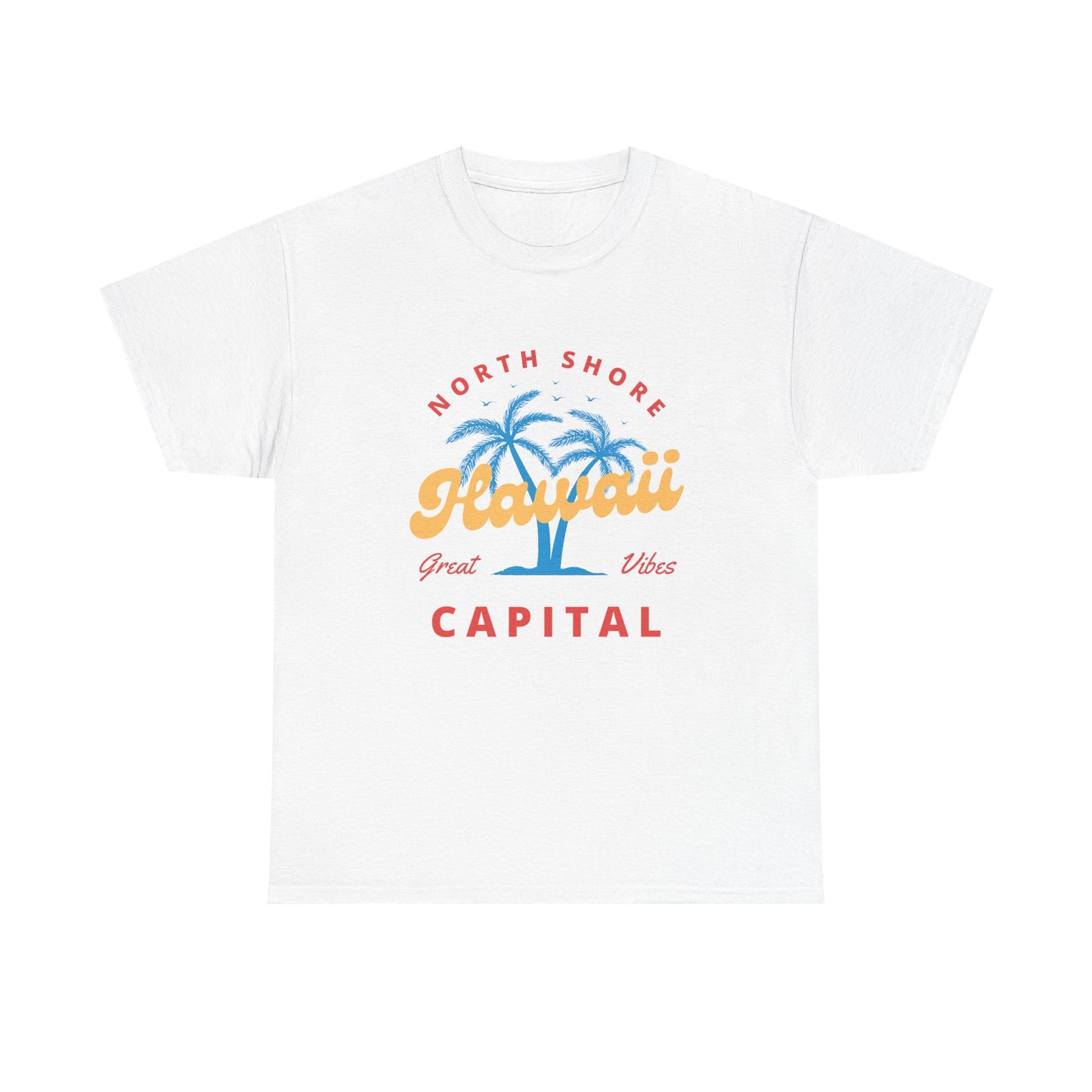 Tropical Paradise Tee, Summer Vibes Shirt, Hawaii Graphic Tee, Beach Day Outfit, Casual Wear for Vacation