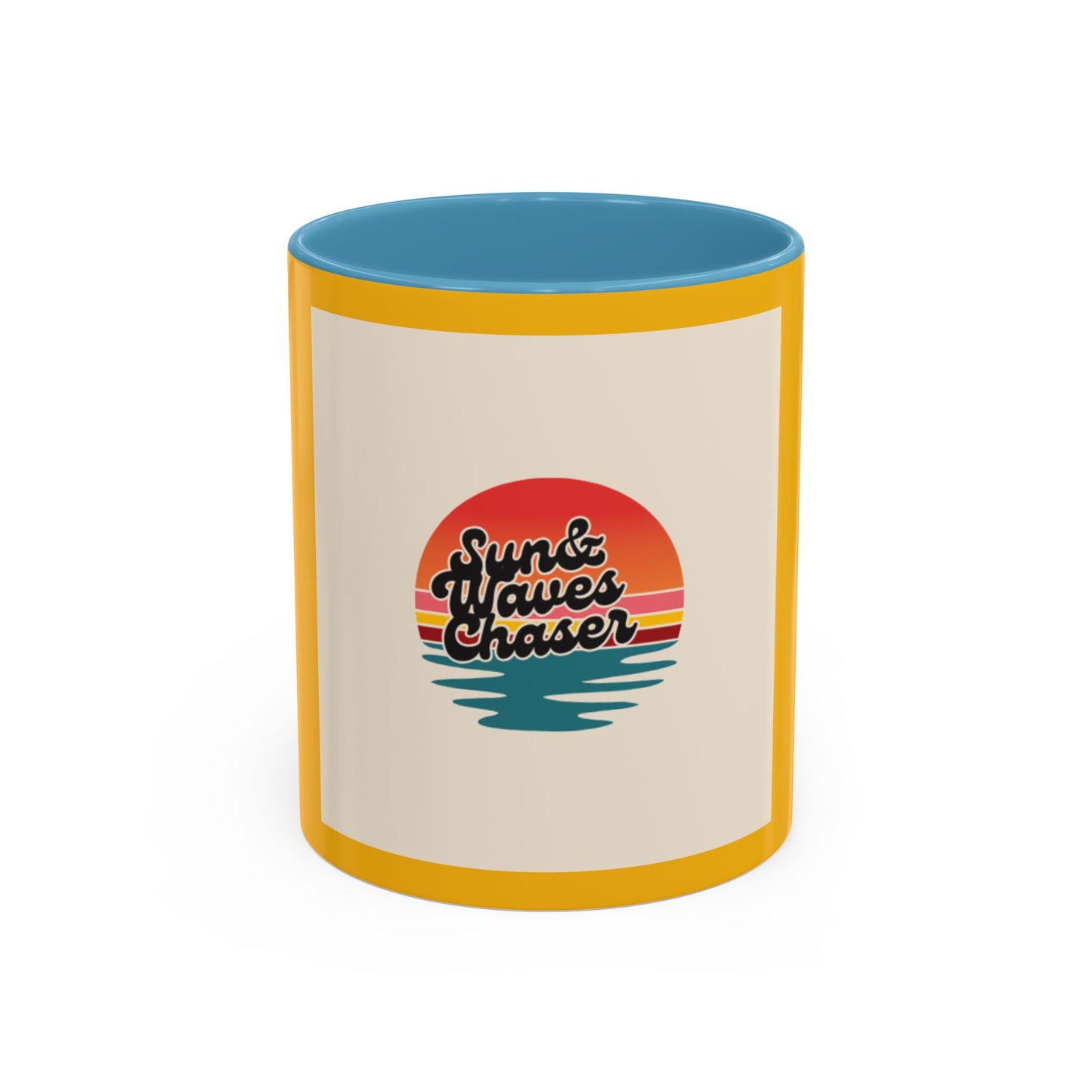 Sunset Vibes Coffee Mug, Beach Lover Gift, Vacation Memento, Surf Aesthetic, Summer Decor