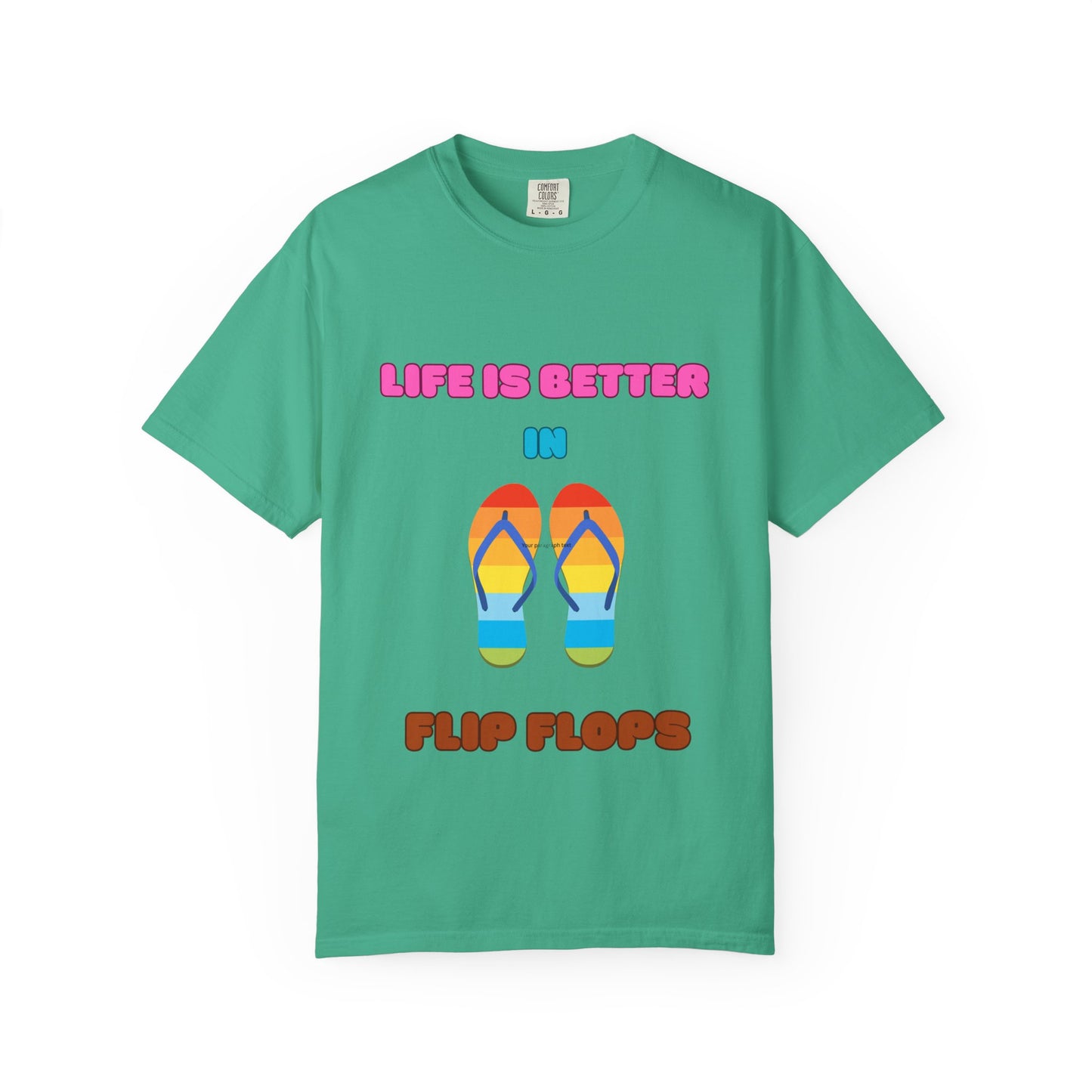 Life is better in flip-flops, Summer Vibes Flip Flops T-Shirt, Women's T-Shirt, Beach shirt, vacation