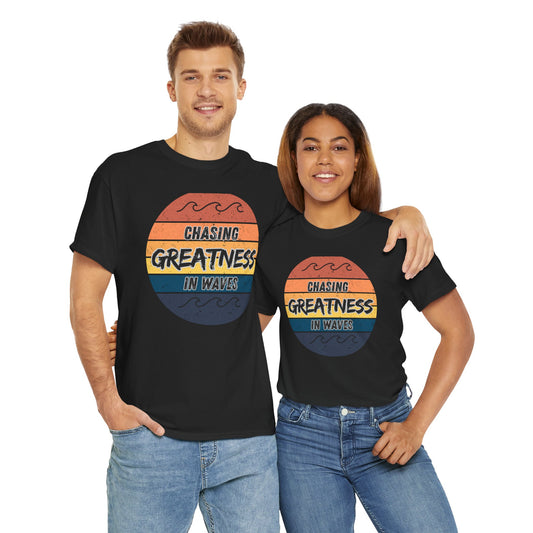 Chasing Greatness Unisex Tee - Motivational Cotton Shirt for Dreamers, Summer Vibes Tee, Gift for Graduates, Beachwear