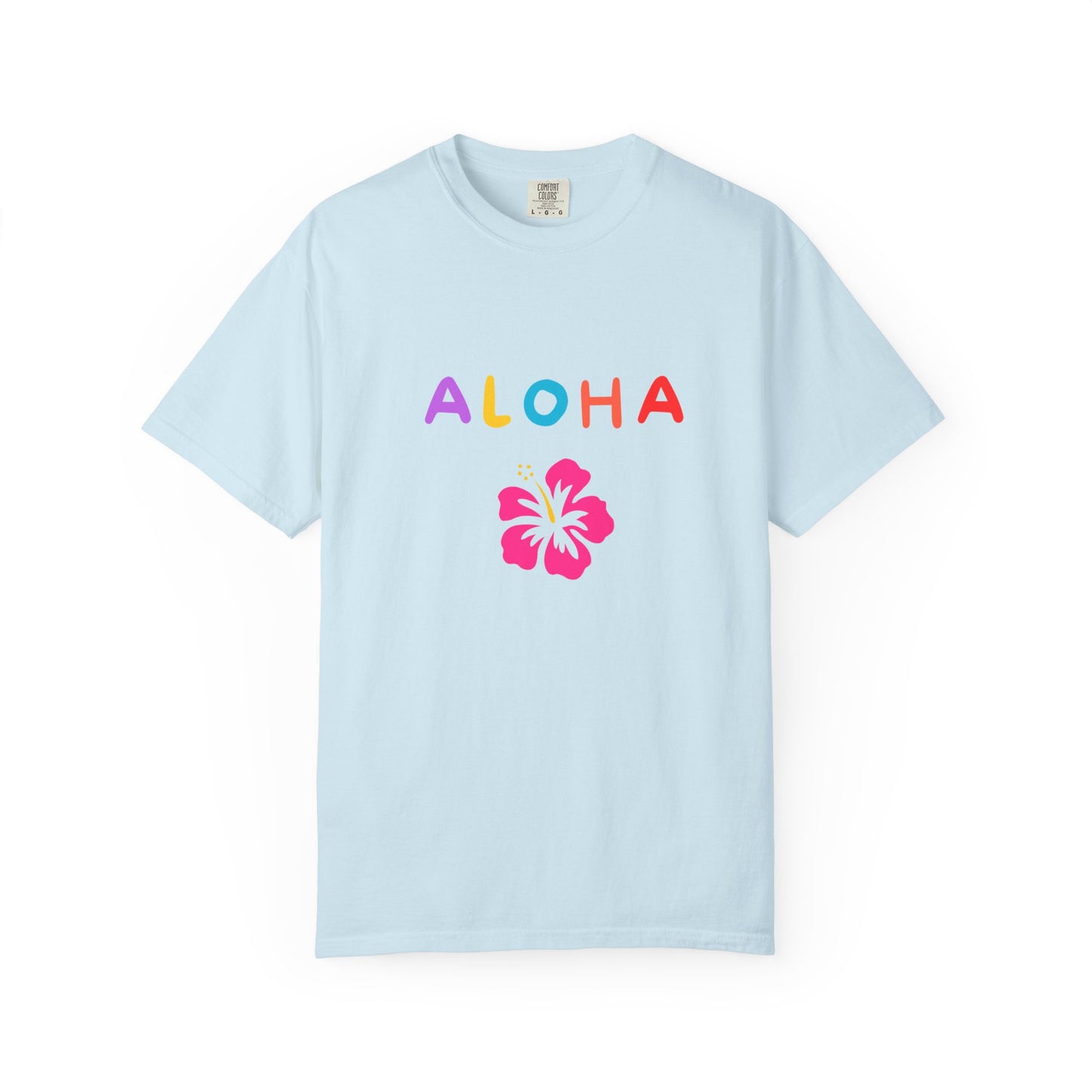 Aloha Vibe T-shirt, Hawaii Shirt, Women T-shirt, Summer Clothing, Vintage Style Top, Beach T-Shirt