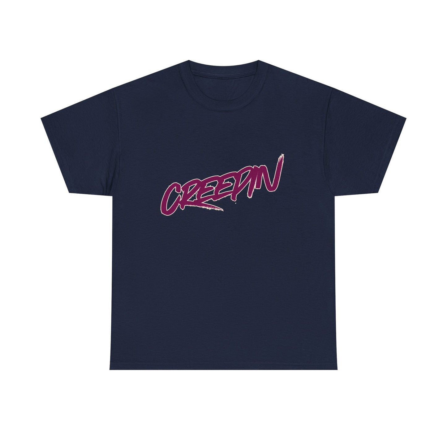 Creepin' Unisex Heavy Cotton Tee - Trendy Urban Apparel, Cool Streetwear, Casual Gift, Music Festival Outfit, Everyday Comfort