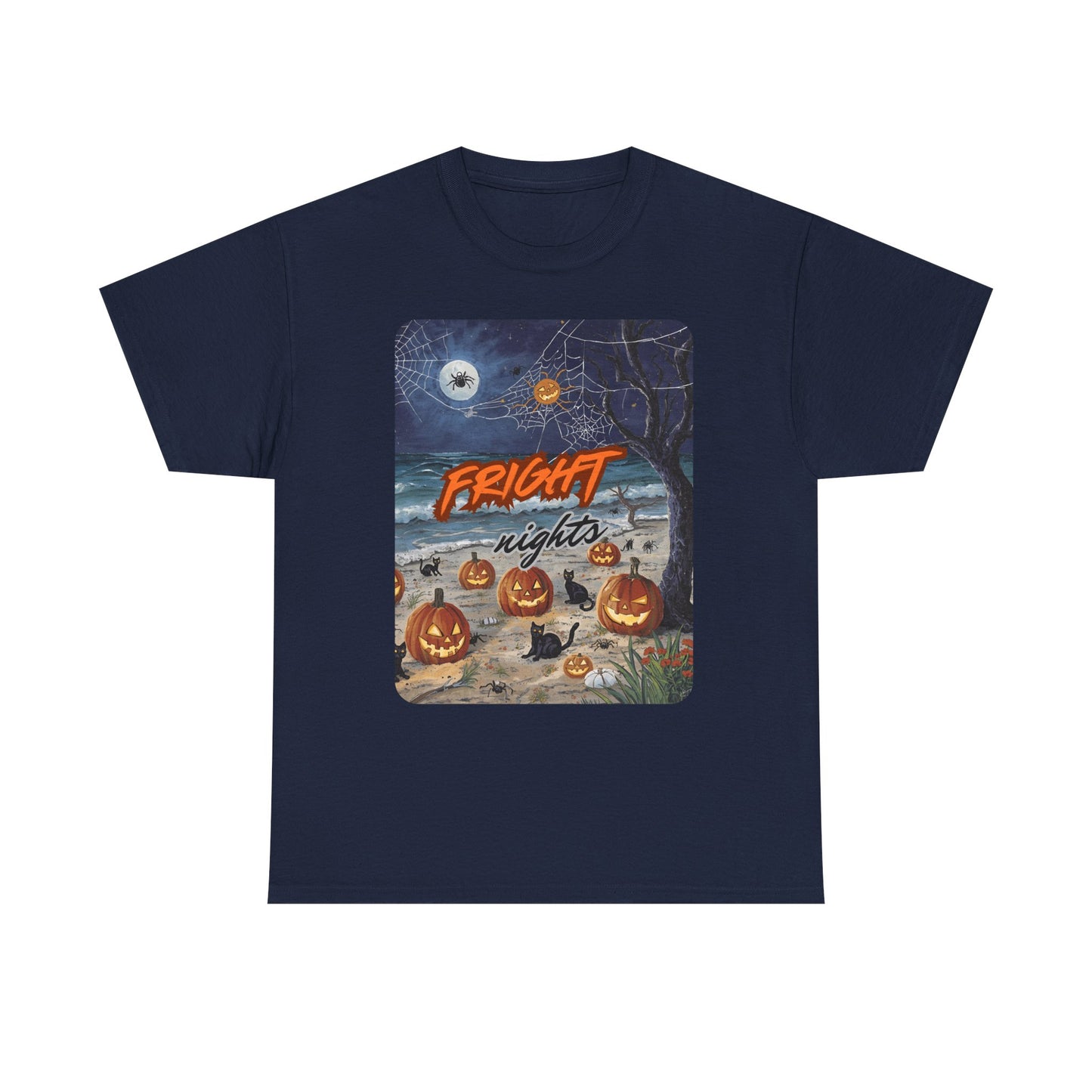 Halloween Tee, Spider Web Shirt, Black Cat T-Shirt, Pumpkin Top, Witchy Apparel, Goth Clothing