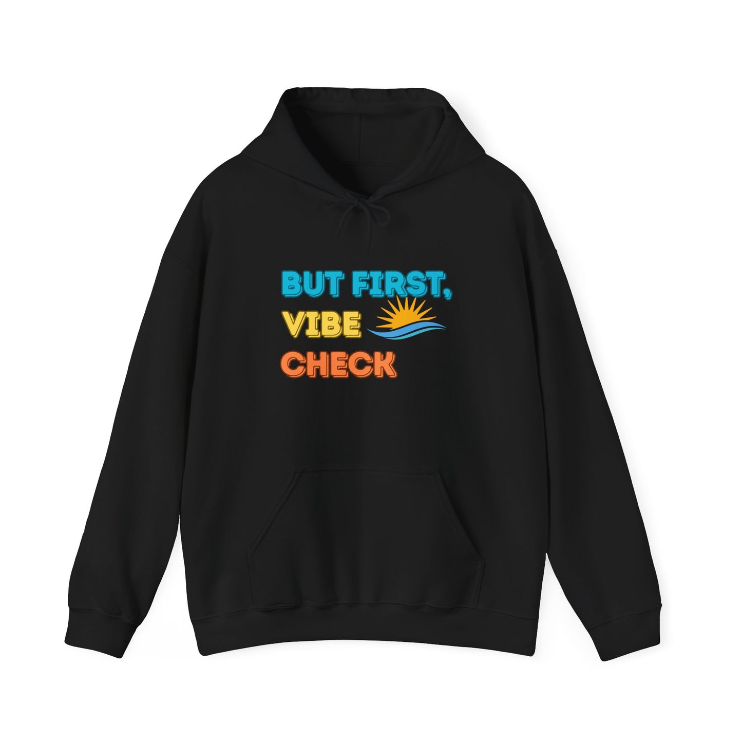 Vibe Check Hoodie - Unisex Heavy Blend Sweatshirt for Chill Days, Cozy Gatherings, Casual Lounging, Perfect Gift for Friends & Family