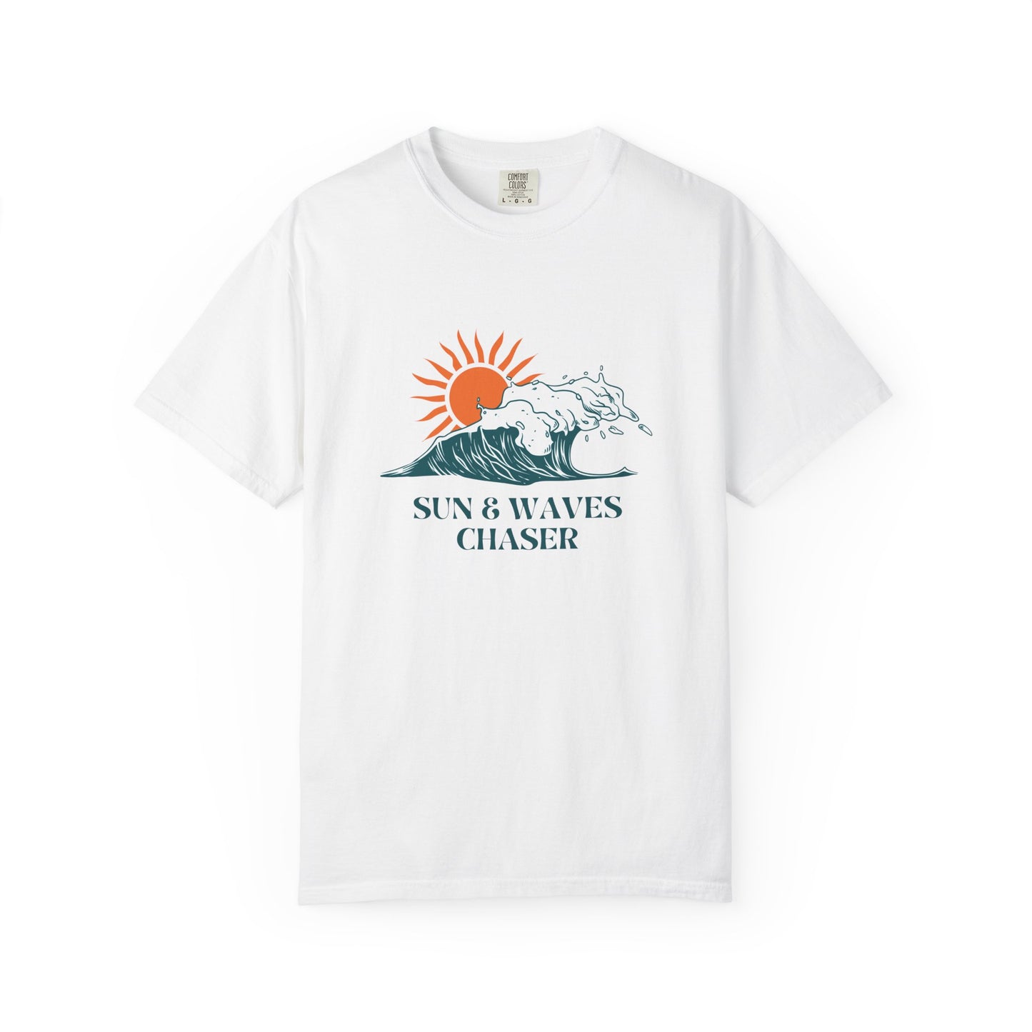 Sun & Waves Chaser Unisex T-Shirt, Beach Vibes Shirt, Summer Casual Wear, Surfing Apparel, Gift for Ocean Lovers