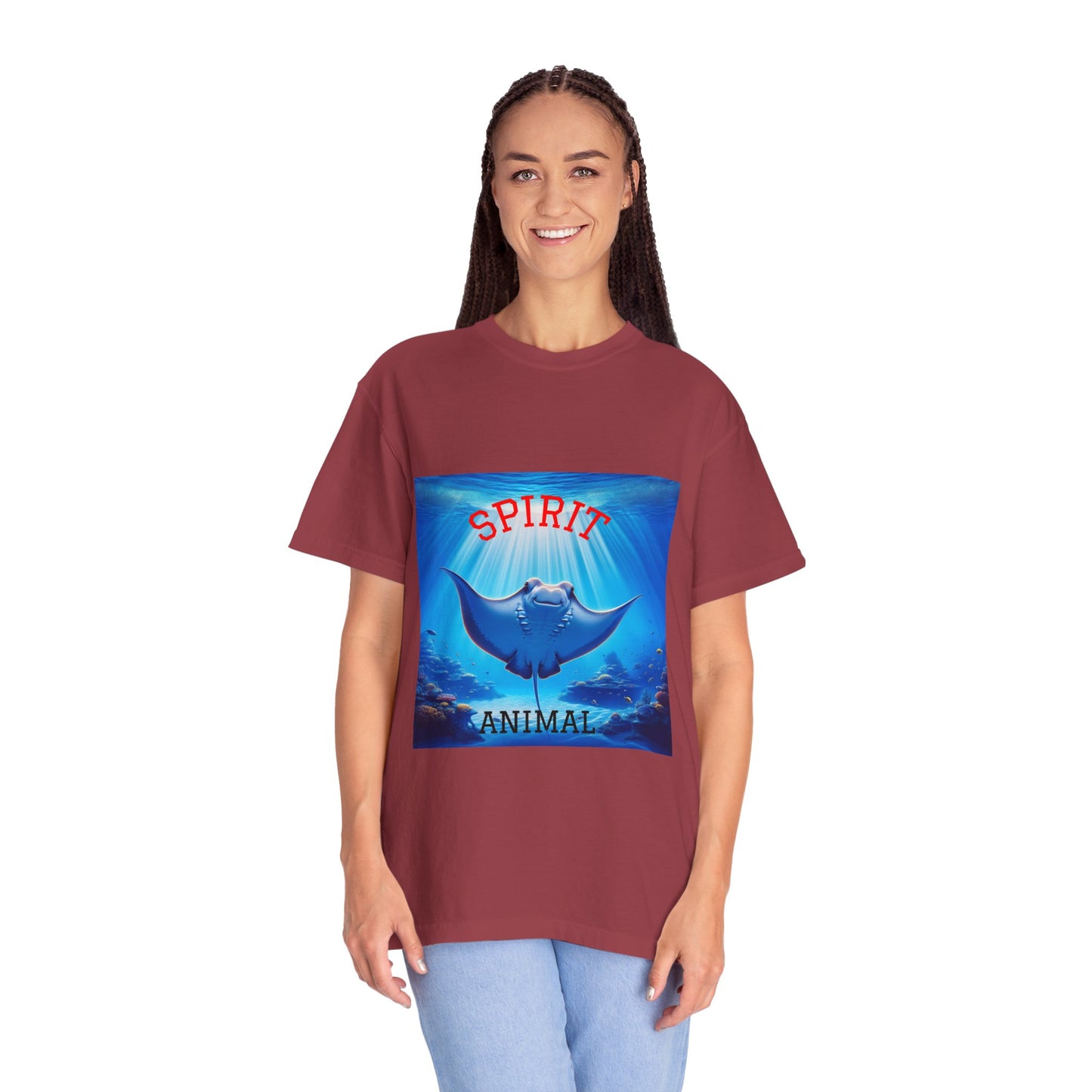 Sting RAY Spirit Animal T-Shirt, fun tees, silly t-shirts, beach wear, everyday apparel