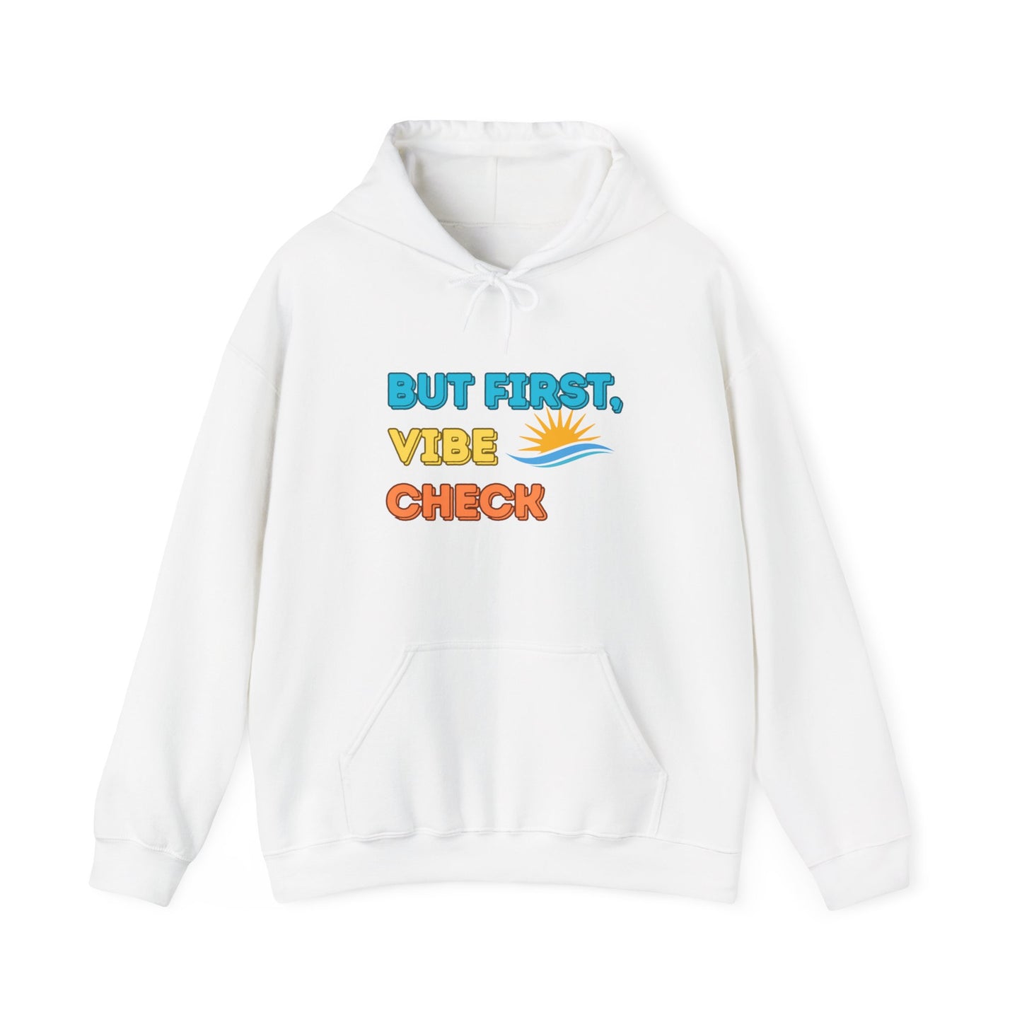 Vibe Check Hoodie - Unisex Heavy Blend Sweatshirt for Chill Days, Cozy Gatherings, Casual Lounging, Perfect Gift for Friends & Family