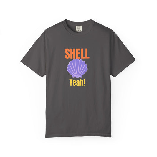Shell Yeah!  Men's T-shirt, coastal graphic fall tee, summer t-shirt, vacation graphic tee