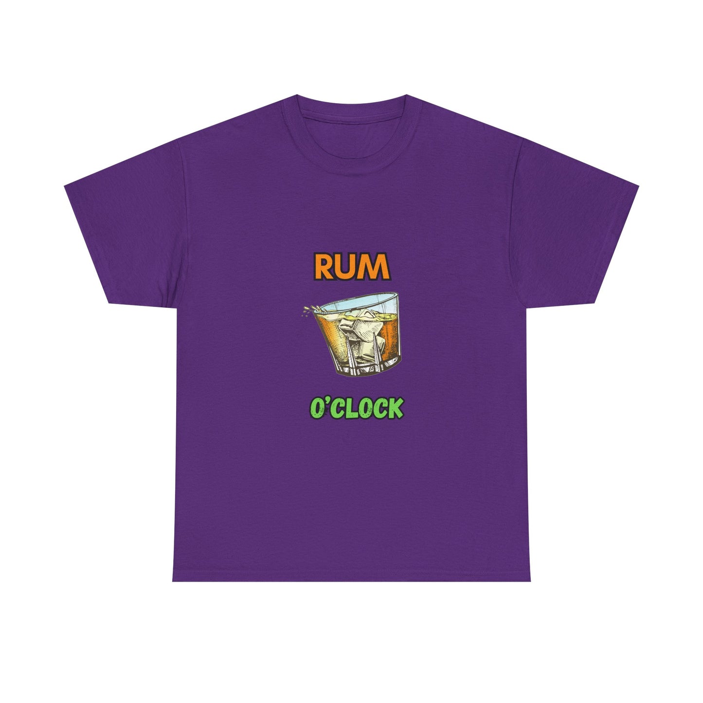 Rum O'Clock Unisex Tee, Summer Tees, Party Shirt, Gift for Rum Lovers, Casual Outfit