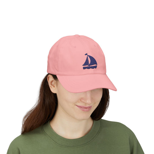 Sailboat Classic Dad Cap | Nautical Style, Beach Essential, Summer Accessory, Gift for Sailors, Casual Everyday Hat