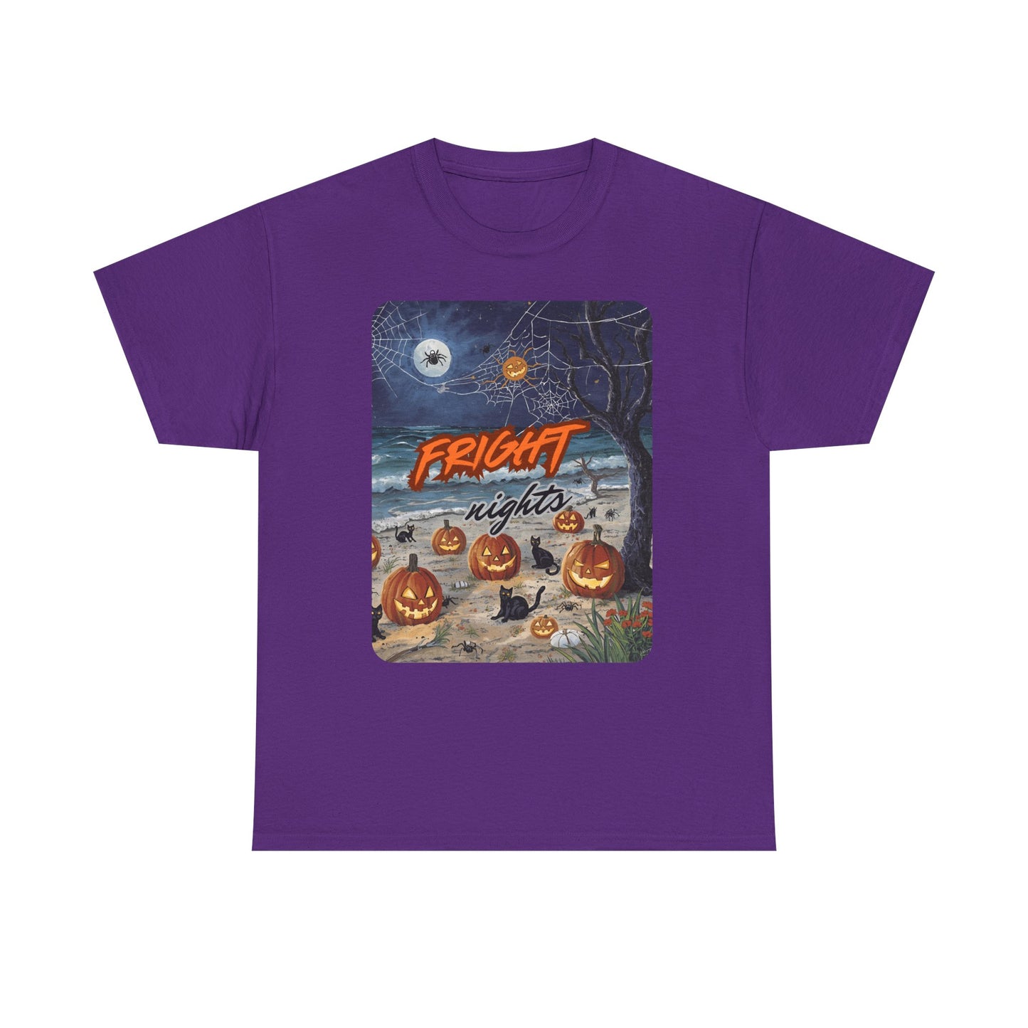 Halloween Tee, Spider Web Shirt, Black Cat T-Shirt, Pumpkin Top, Witchy Apparel, Goth Clothing