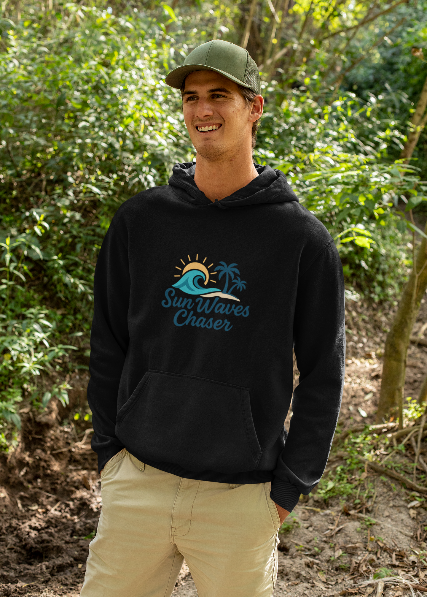 Cozy Beach Hoodie for Wave Lovers | Perfect for Summer, Gift for Surfers, Travel, or Casual Days