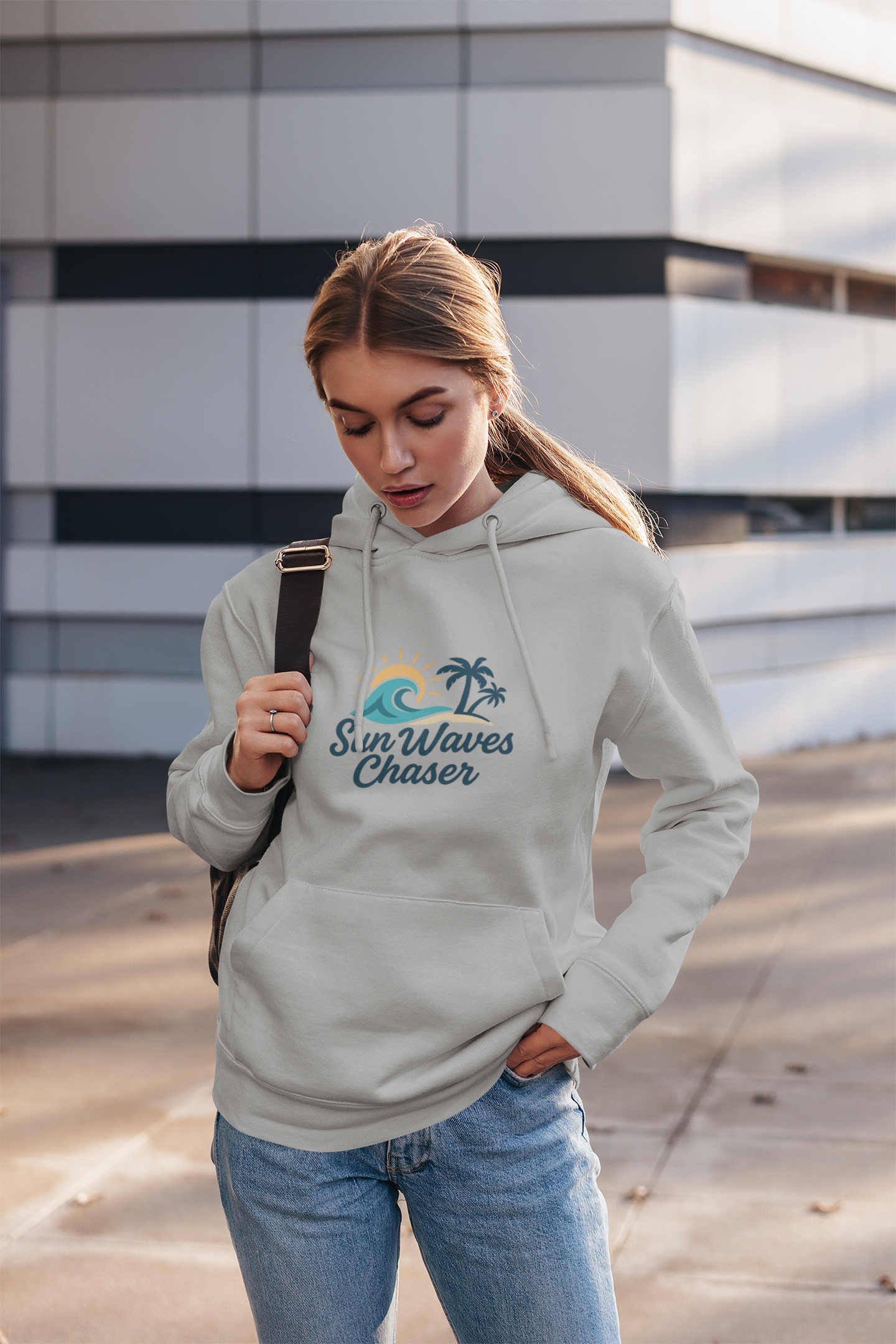 Cozy Beach Hoodie for Wave Lovers | Perfect for Summer, Gift for Surfers, Travel, or Casual Days