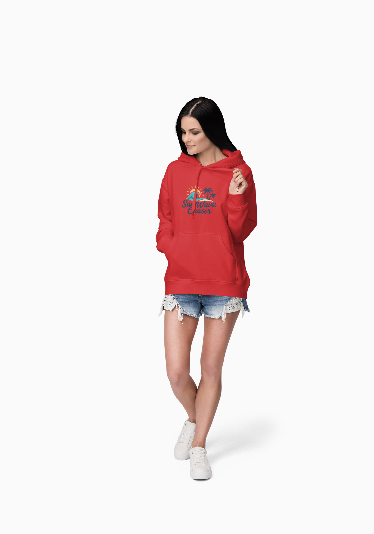 Cozy Beach Hoodie for Wave Lovers | Perfect for Summer, Gift for Surfers, Travel, or Casual Days