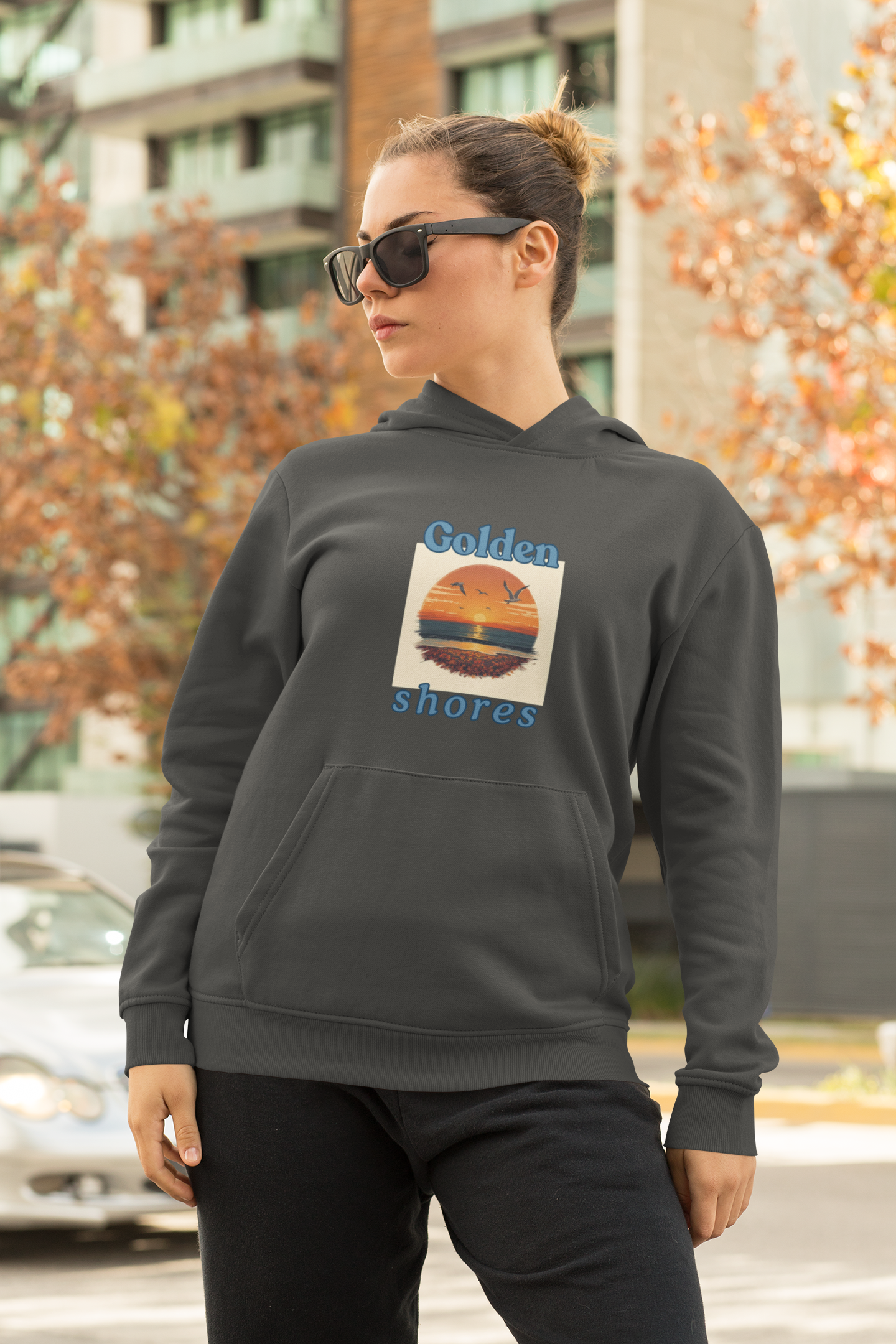 Cozy Sunset Hoodie, Perfect for Beach Lovers, Ideal for Casual Wear, Great Gift for Friends, Summer Chill Sessions